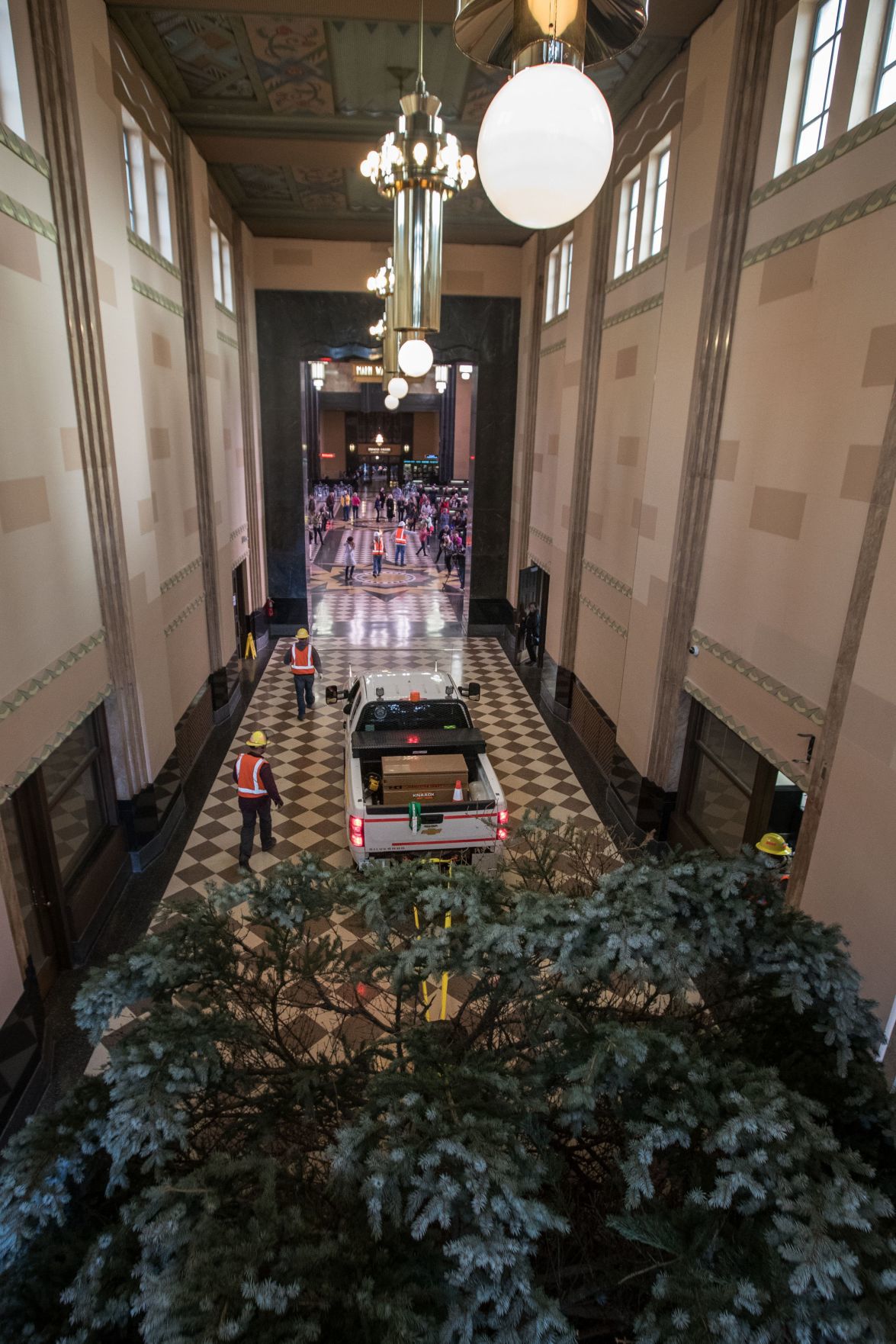The Durham Museum's 2019 Christmas tree